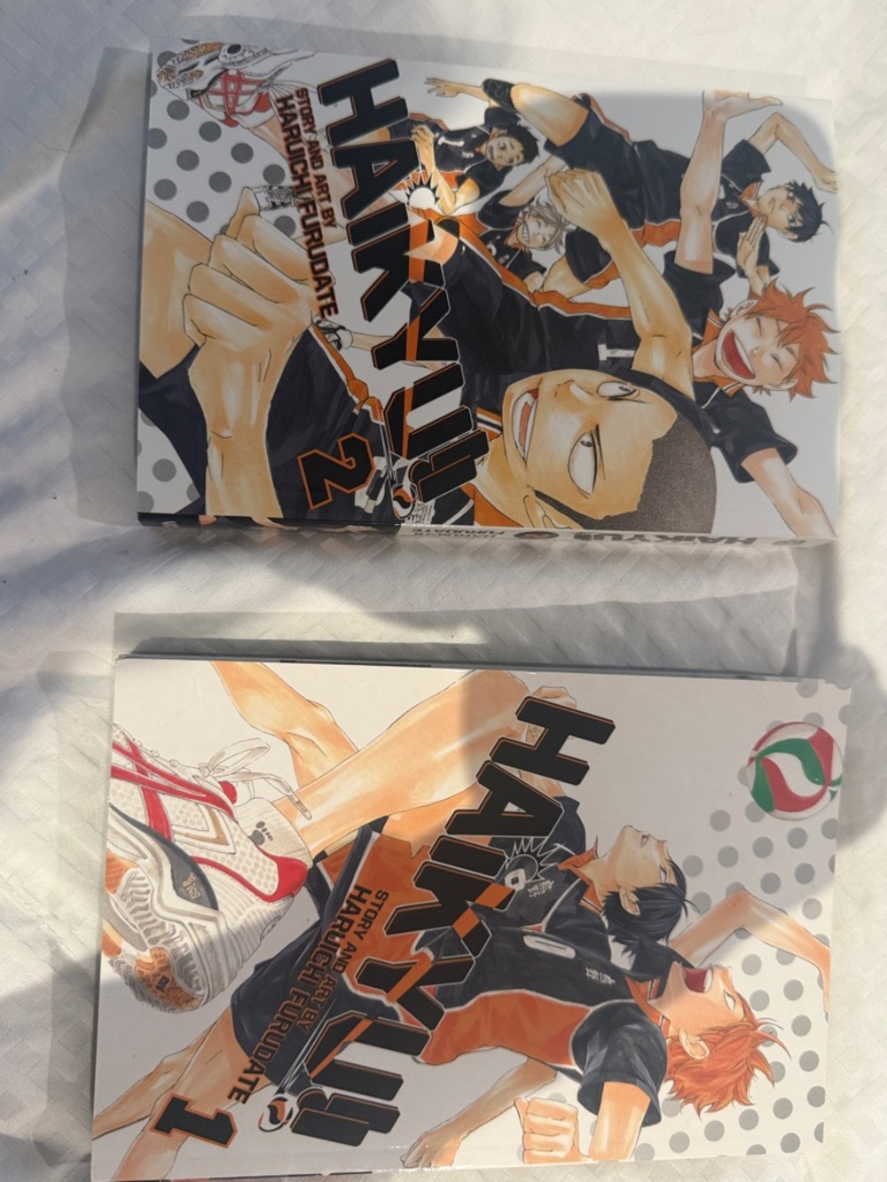 Haikyu!! Manga Volumes - White Covers with Orange & Black Accents